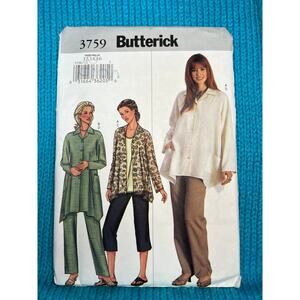 Butterick pattern 3759 top pants size 12 14